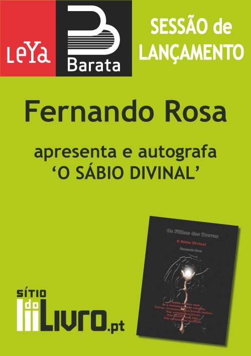 Lançamento do livro "O Sábio Divinal", de Fernando Rosa