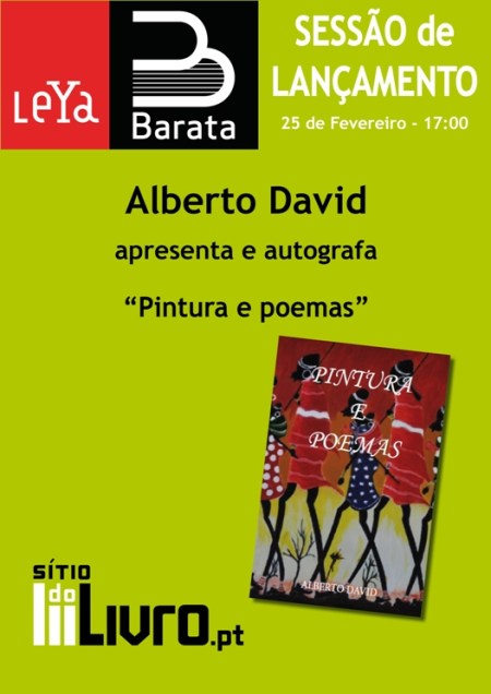 Lançamento do livro “Pintura e poemas” de Alberto David